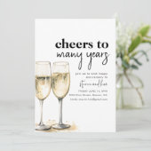 Invitation à la fête d'anniversaire de nombreuses  (Debout devant)