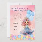 Invitation à la fête d'anniversaire de notre petit (Devant)