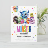 Invitation à la fête d'anniversaire de notre petit (Debout devant)