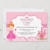 Invitation à la fête d'anniversaire de notre petit (Devant)