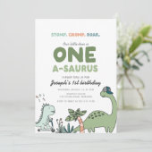 Invitation à la fête d'anniversaire de One-a-sauru (Debout devant)