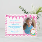 Invitation à la fête d'anniversaire de Pâques Bunn (Debout devant)