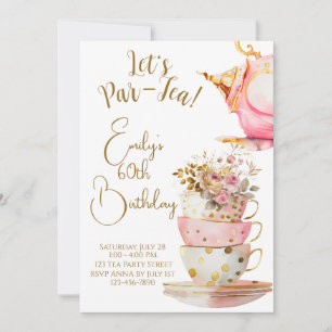 Invitation à la fête d'anniversaire de Par-Tea