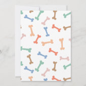 Invitation à la fête d'anniversaire de Pawty Husky (Dos)