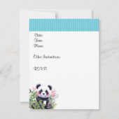 Invitation à la fête d'anniversaire de Petit Ours (Dos)