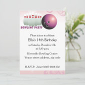 Invitation à la fête d'anniversaire de Pink Bowlin (Debout devant)