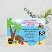 Invitation à la fête d'anniversaire de Pirate Ahoy (Debout devant)