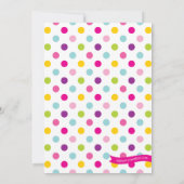 Invitation à la fête d'anniversaire de Pony (Dos)