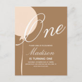 Invitation à la fête d'anniversaire de premier bal (Devant)