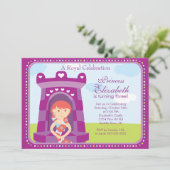 Invitation à la fête d'anniversaire de Princess (Debout devant)