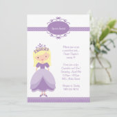 Invitation à la fête d'anniversaire de Princess (Debout devant)