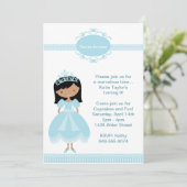 Invitation à la fête d'anniversaire de Princess (Debout devant)