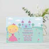 Invitation à la fête d'anniversaire de Princess (Debout devant)