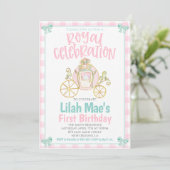 Invitation à la fête d'anniversaire de princesse (Debout devant)