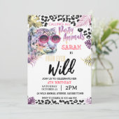 Invitation à la fête d'anniversaire de quatre pers (Debout devant)