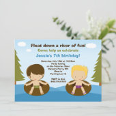 Invitation à la fête d'anniversaire de River Tubin (Debout devant)