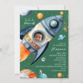 Invitation à la fête d'anniversaire de Rocket Phot (Devant)