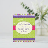 Invitation à la fête d'anniversaire de Sassy Girl (Debout devant)