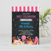 Invitation à la fête d'anniversaire de shopping su (Debout devant)