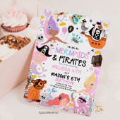 Invitation à la fête d'anniversaire de Sirène et P