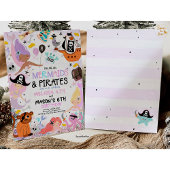 Invitation à la fête d'anniversaire de Sirène et P