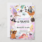 Invitation à la fête d'anniversaire de Sirène et P (Devant)