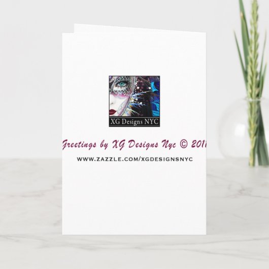 Invitation à la fête d'anniversaire de sorcière (Dos)