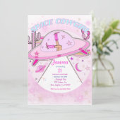 Invitation à la fête d'anniversaire de Space Cowgi (Debout devant)