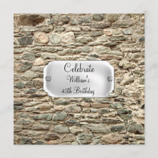 Invitation à la fête d'anniversaire de Stone