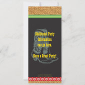 Invitation à la fête d'anniversaire de Sunflower C (Dos)