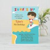 Invitation à la fête d'anniversaire de Surfing Bea (Debout devant)