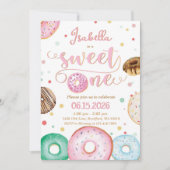 Invitation à la fête d'anniversaire de Sweet One D (Devant)