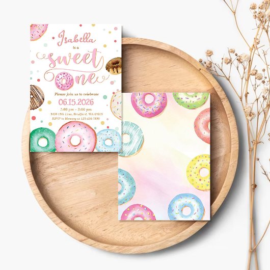Invitation à la fête d'anniversaire de Sweet One D