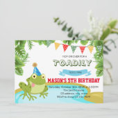 Invitation à la fête d'anniversaire de Toe (Debout devant)