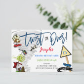 Invitation à la fête d'anniversaire de Tornado (Debout devant)