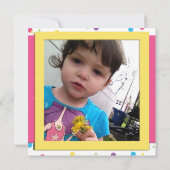 Invitation à la fête d'anniversaire de Trampoline  (Dos)