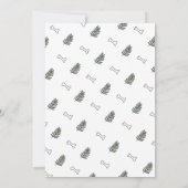 Invitation à la fête d'anniversaire de Trois Rex (Dos)
