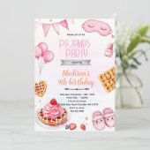 Invitation à la fête d'anniversaire de Waffle et P (Debout devant)