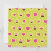 Invitation à la fête d'anniversaire de Whimsical (Dos)