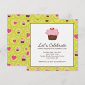 Invitation à la fête d'anniversaire de Whimsical (Devant / Derrière)