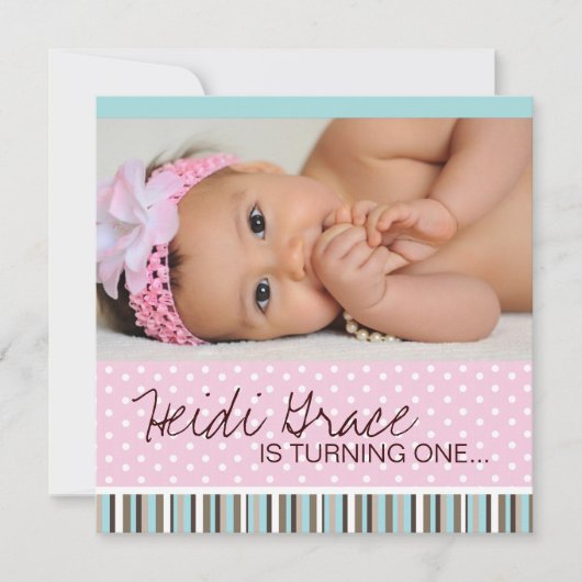 Invitation à la fête d'anniversaire de Whimsical (Devant)