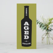 Invitation à la fête d'anniversaire de Wine Lover (Debout devant)