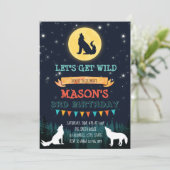 Invitation à la fête d'anniversaire de Wolf (Debout devant)