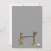 Invitation à la fête d'anniversaire de Yippee Ki Y (Dos)