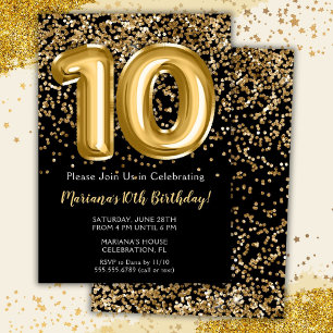 Invitation à la fête d'anniversaire des 10 ans de