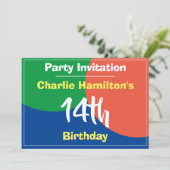 Invitation à la fête d'anniversaire des 14 ans d'u (Debout devant)