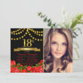 Invitation à la fête d'anniversaire des 18 ans Red (Debout devant)
