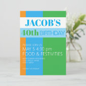 Invitation à la fête d'anniversaire des 40 ans d'u (Debout devant)