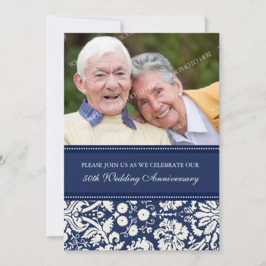 Invitation à la fête d'anniversaire des 50 ans de (Devant)