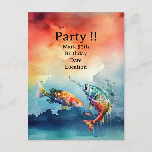 Invitation à la fête d'anniversaire des 50 ans des (Devant)